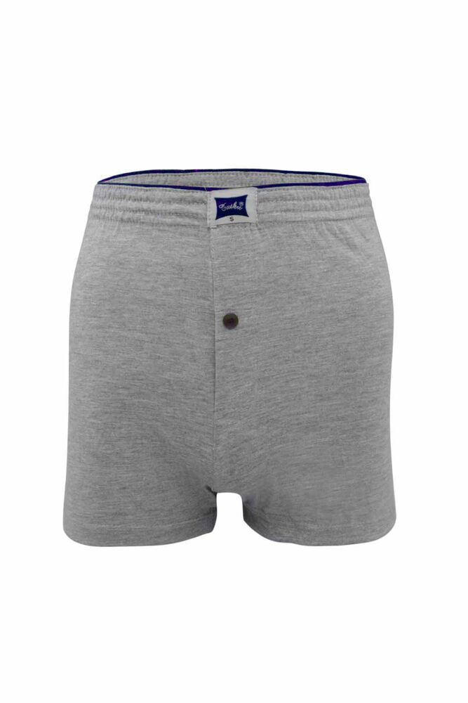 Tutku Cotton Plain Boxer 117 | Gray