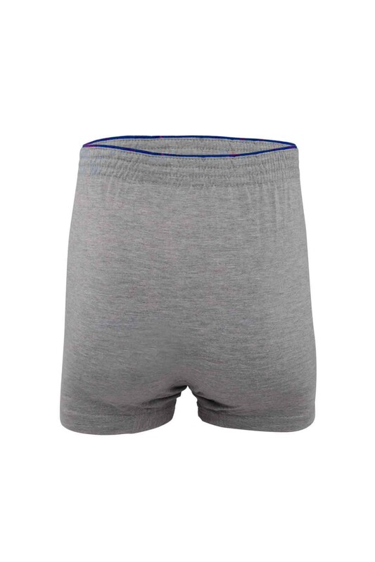 Tutku Cotton Plain Boxer 117 | Gray - Thumbnail