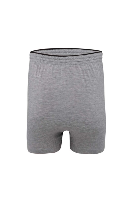 Tutku Elit Towel Waist Plain Man Boxer 1101 | Gray - Thumbnail