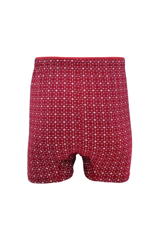 Tutku Elit Towel Waist Man Patterned Boxer 1102 | Bordeaux - Thumbnail