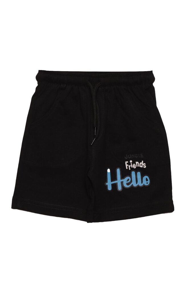 Baskılı Erkek Çocuk Şortlu Takım 123054 | Turuncu Baskılı Erkek Çocuk Şortlu Takım 123054 | Turuncu