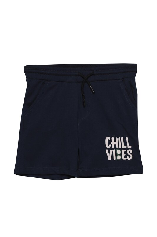 Baskılı Erkek Çocuk Şortlu Takım 519 | Yeşil - Thumbnail