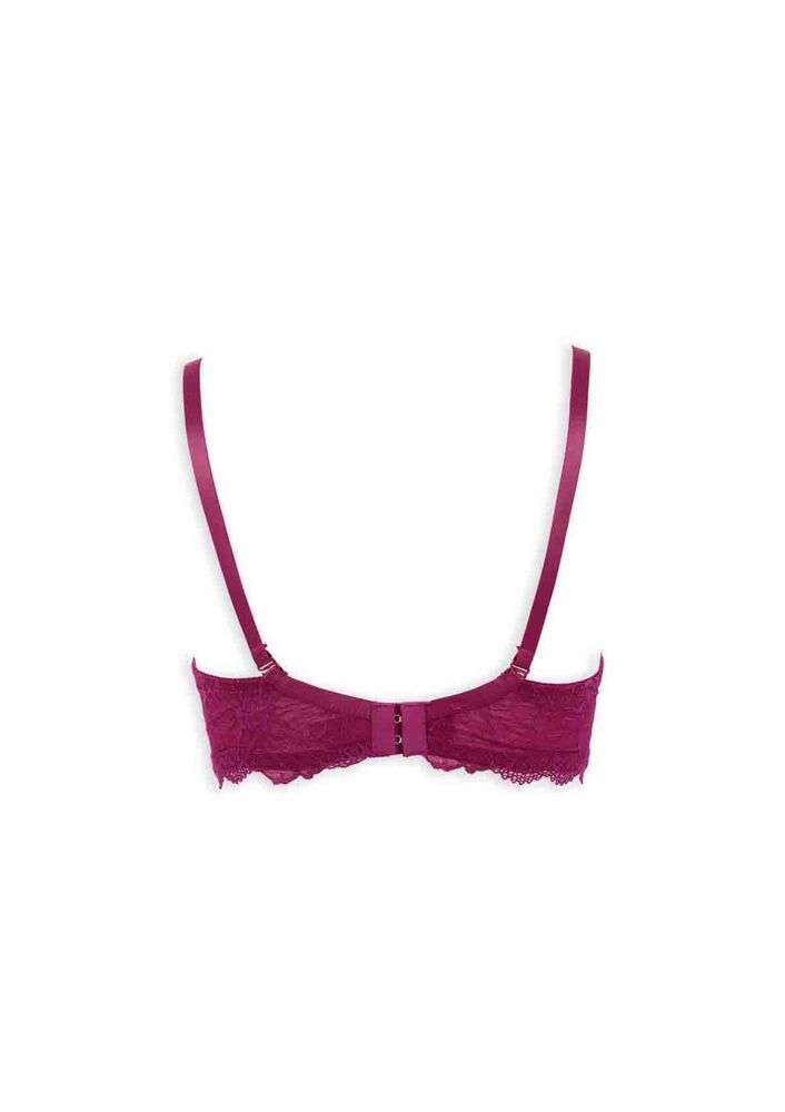Laced Supported Bra 2100 | Plum