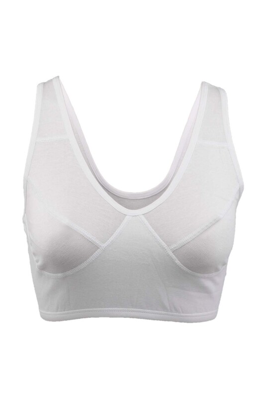 Öts Lambada Combed Cotton Bra | White - Thumbnail