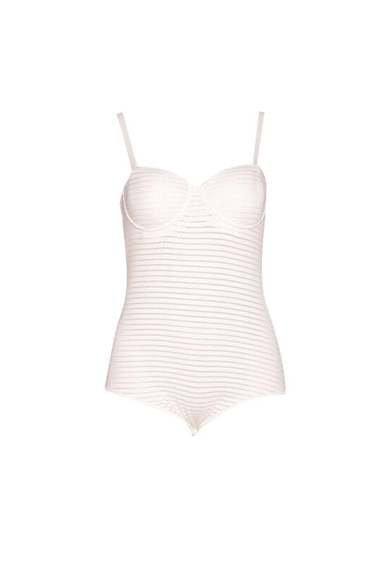 WONNA - Bodysuit with Bra | Ecru
