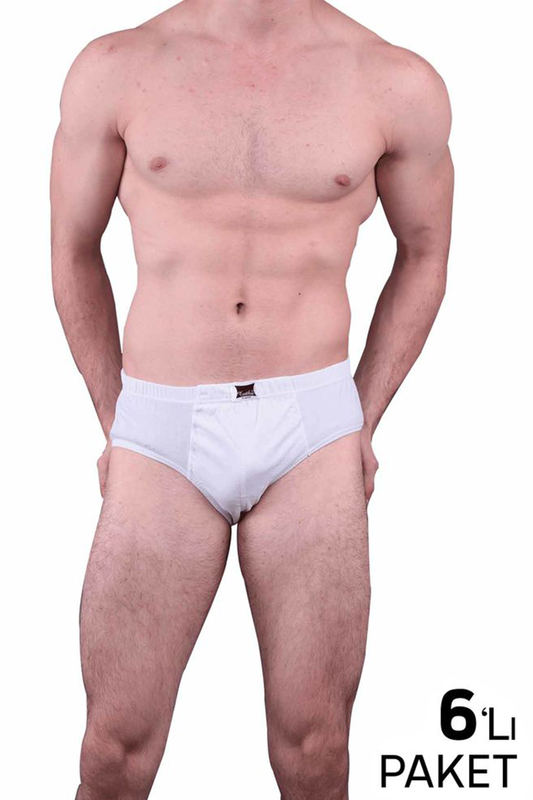 TUTKU - Tutku Man Com Slip 6 Pack 109 | White