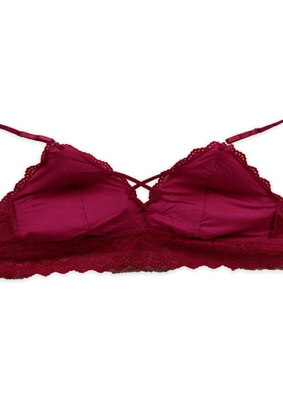 Laced Woman Torsolette | Bordeaux - Thumbnail