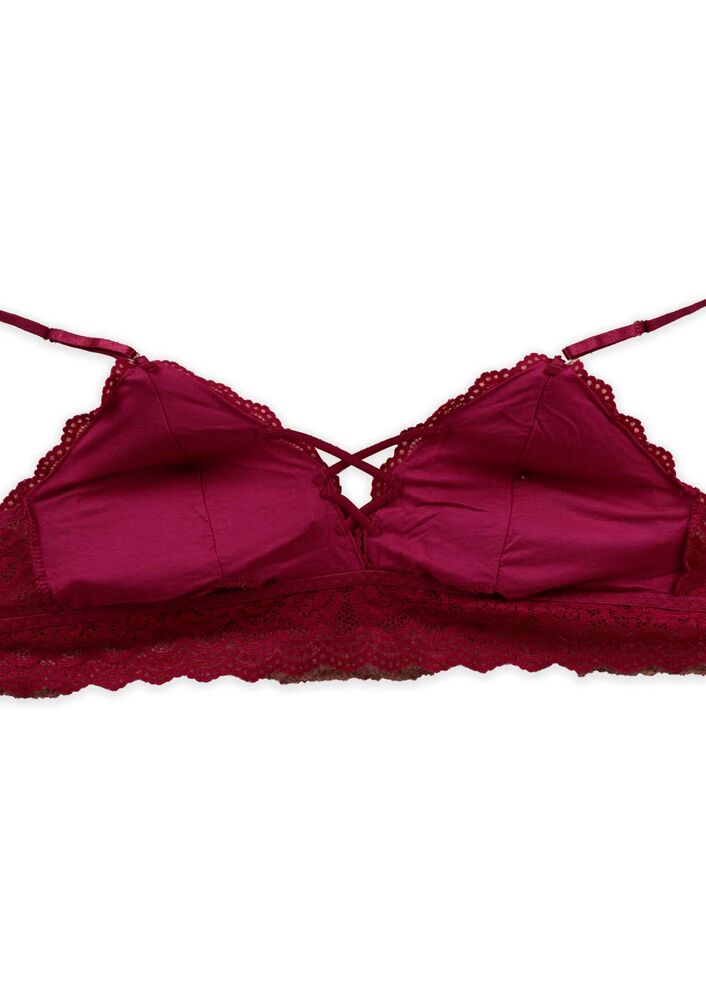 Laced Woman Torsolette | Bordeaux