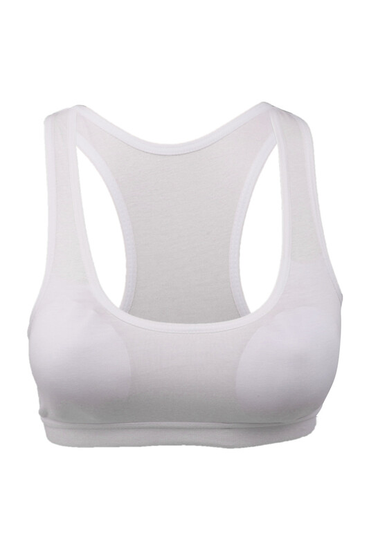 Sport Woman Torsolette with Pad 1302 | White - Thumbnail