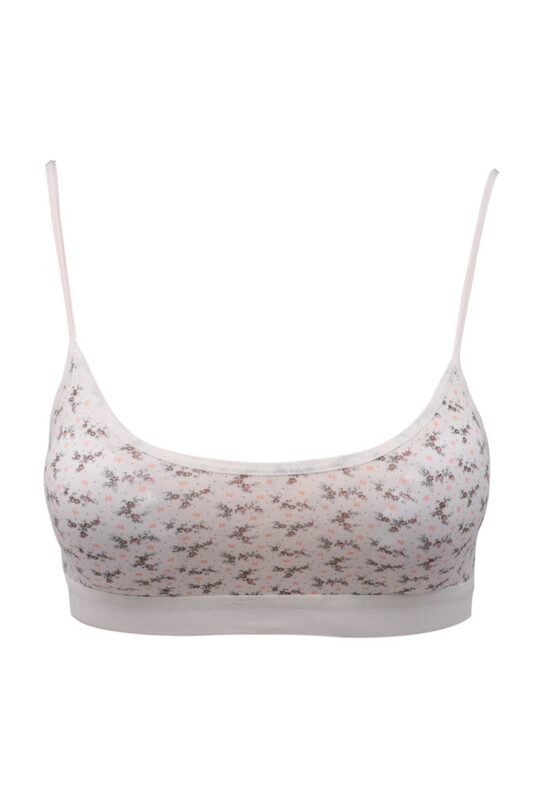 Patterned Torsolette with Pad | Ecru - Thumbnail