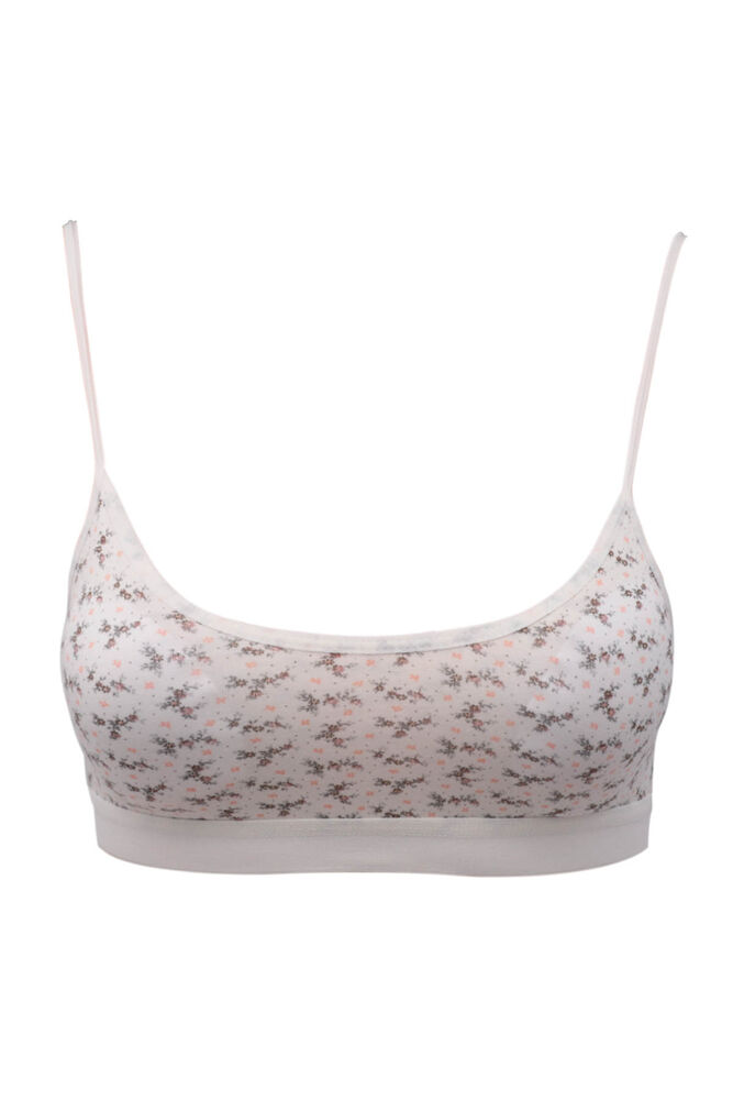 Patterned Torsolette with Pad | Ecru