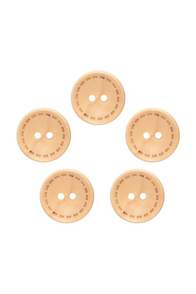 Ahşap Düğme 5 Adet 3469 | Renk1