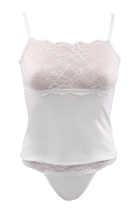 Luw Undershirt & Panties Set 8110 | White - Thumbnail