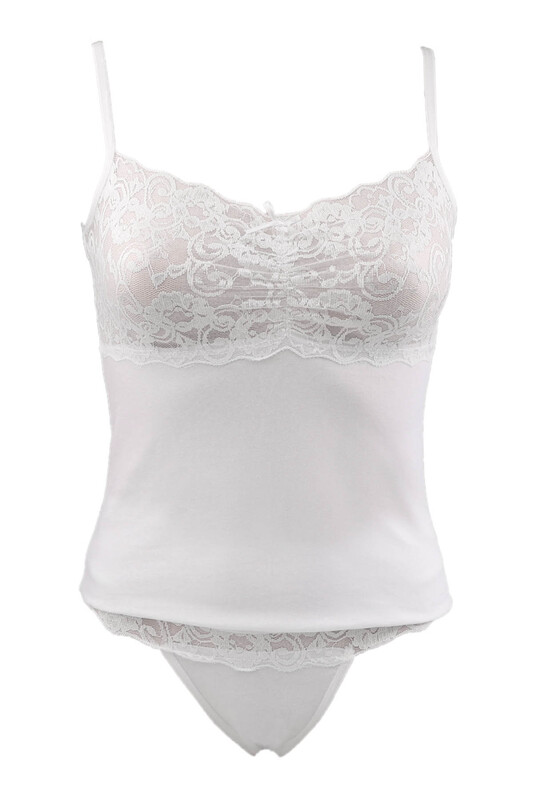 Luw Undershirt & Panties Set 8110 | Cream - Thumbnail