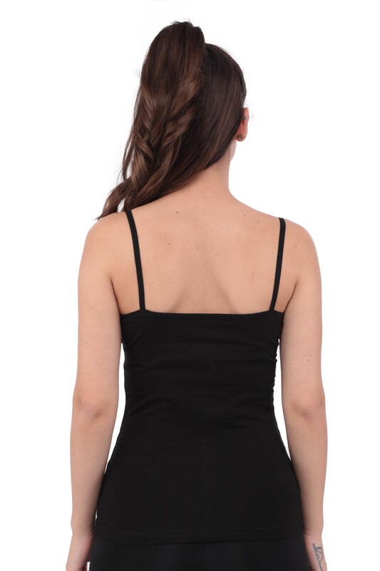 Berrak Strappy Woman Undershirt 2128 | Black - Thumbnail