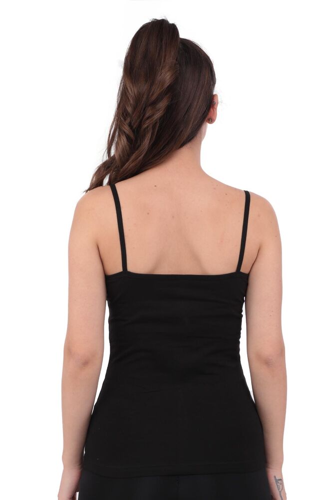 Berrak Strappy Woman Undershirt 2128 | Black