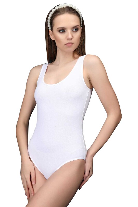 ELİTE LİFE - Elite Life Unseamed Body 878 | White