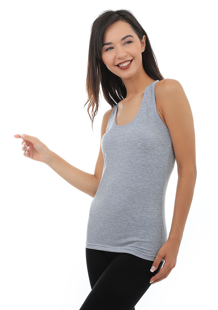 Tutku Elastane Sport Rambo Woman Undershirt 145 | Gray