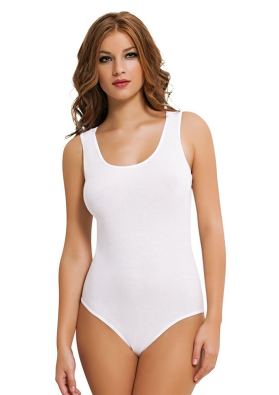 TUTKU - Tutku Thick Strappy Woman Snap Body 149 | White