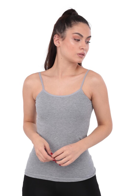 TUTKU - Tutku Ribana Strappy Woman Undershirt 135 | Gray