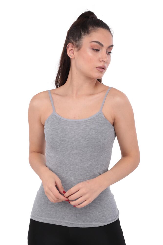 Tutku Ribana Strappy Woman Undershirt 135 | Gray