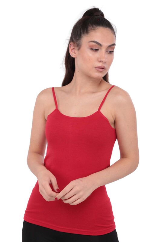 TUTKU - Tutku Ribana Strappy Woman Undershirt 135 | Red