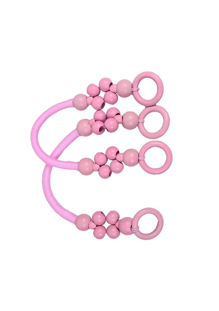 Simisso Ahşap Boncuklu Çanta Sapı Pembe