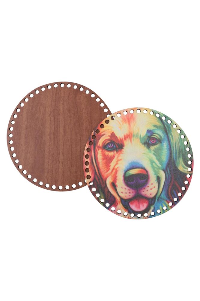 Simisso Ahşap Çanta Kenarı Köpek