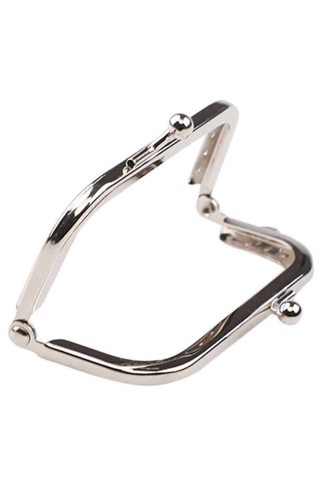 Metal Gümüş Çanta Klipsi 8 cm