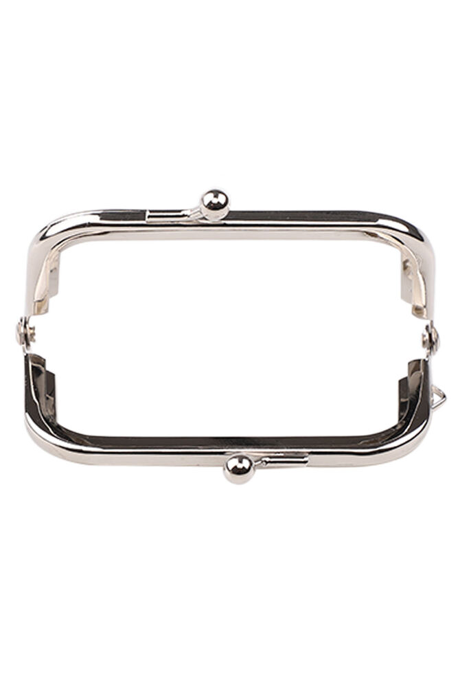 Metal Gümüş Çanta Klipsi 8 cm