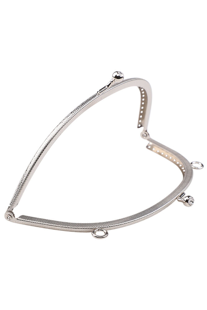 Metal Çanta Klipsi Gümüş 16 cm