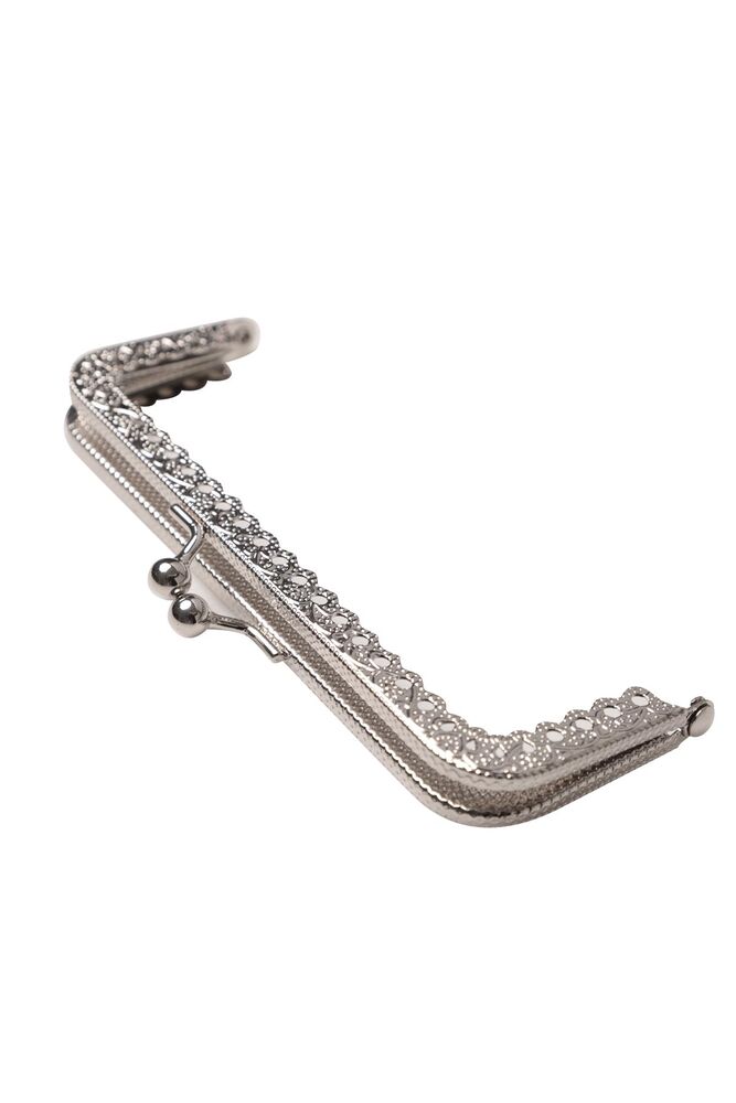 Metal Çanta Klipsi Gümüş 14 cm