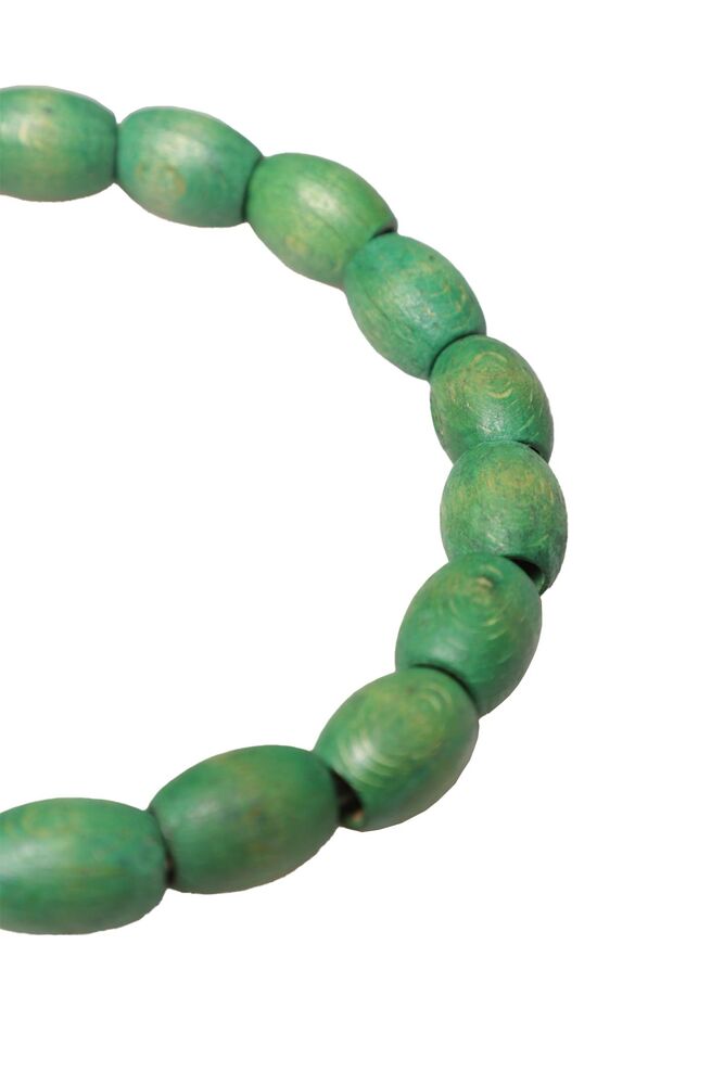 Ahşap Boncuklu Çanta Sapı 404 | Yeşil