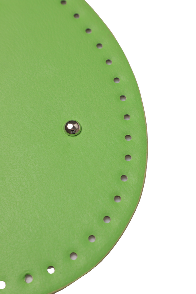 Oval Deri Çanta Tabanı 8759 | Yeşil