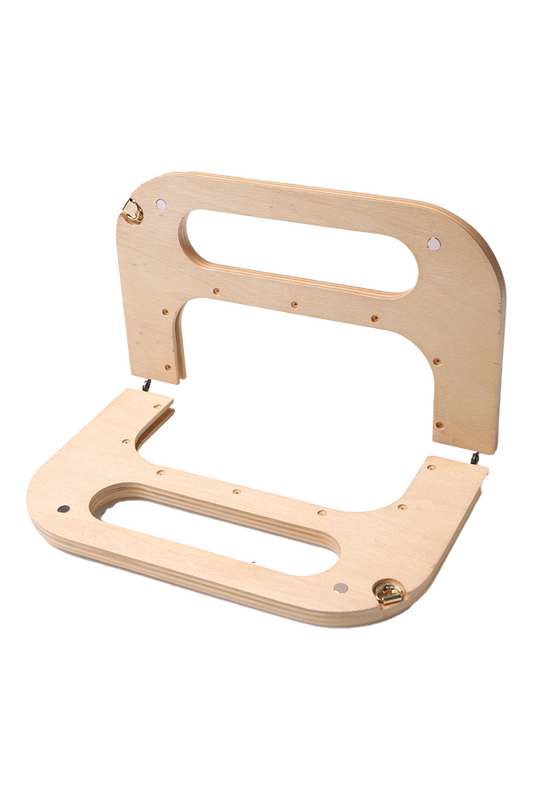 Ahşap Çanta Bursu Dikdörtgen No18 | Bej - Thumbnail