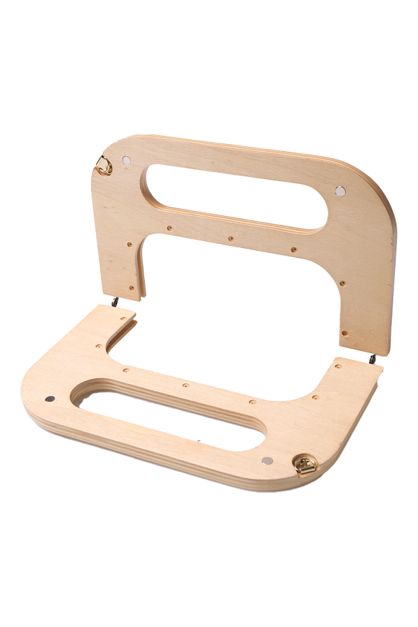 Ahşap Çanta Bursu Dikdörtgen No18 | Bej