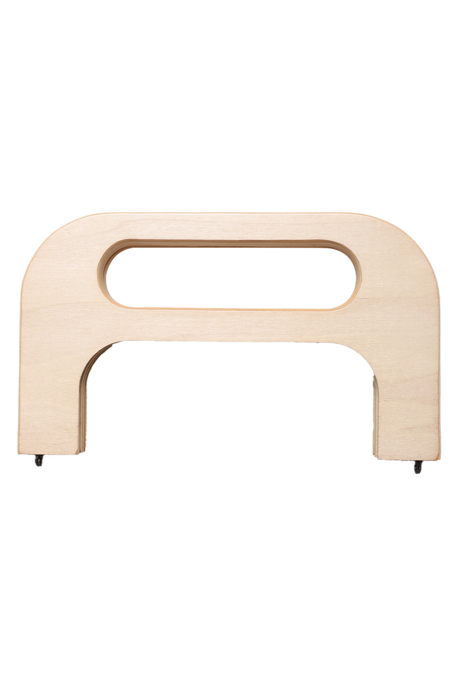 Ahşap Çanta Bursu Dikdörtgen No18 | Bej