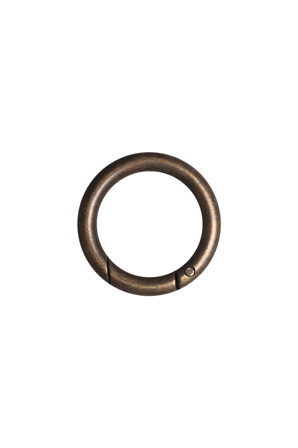 Yaylı Halka 4 cm 01 | Antik Sarı