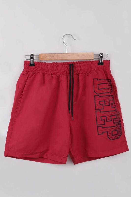 Çita - Deep Printed Boy Shorts | Red