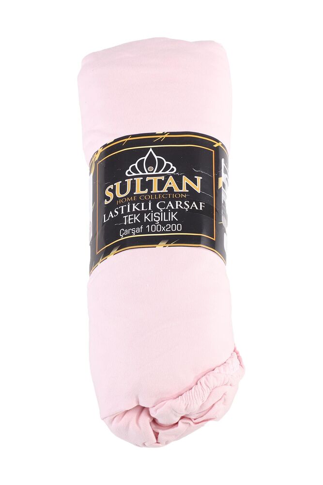 Lastikli Tek Kişilik Çarşaf 100x200 | Pembe