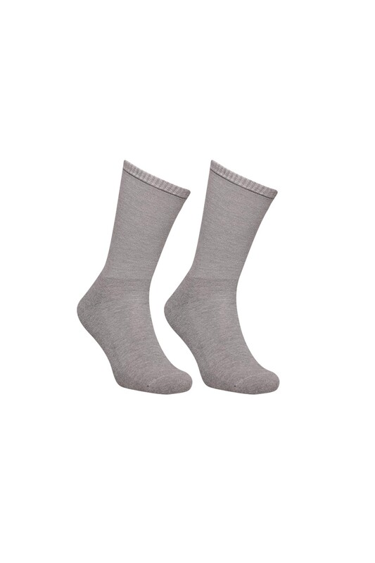 DÜNDAR - Dündar Plus Man Bamboo Diabetic Socks 6982 | Gray