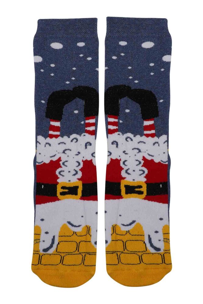 New Year Towel Socks 001 | Blue