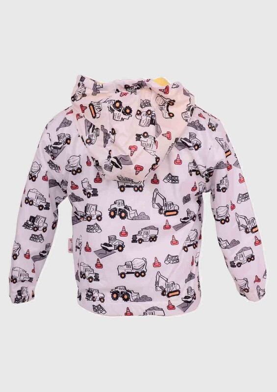 Hippil Baby Heavy Duty Printed Raincoat | White - Thumbnail