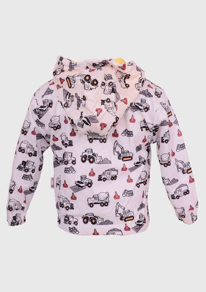 Hippil Baby Heavy Duty Printed Raincoat | White