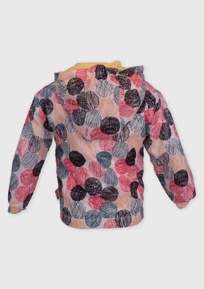 Hippil Baby Round Line Printed Raincoat | Yellow