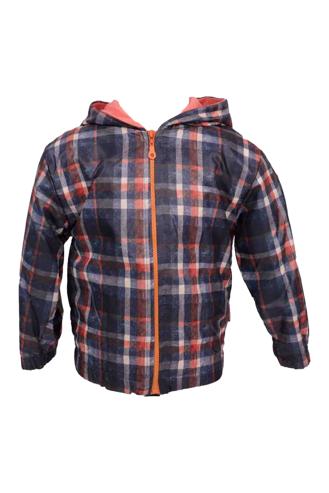 Hippil Baby Square Printed Raincoat | Orange