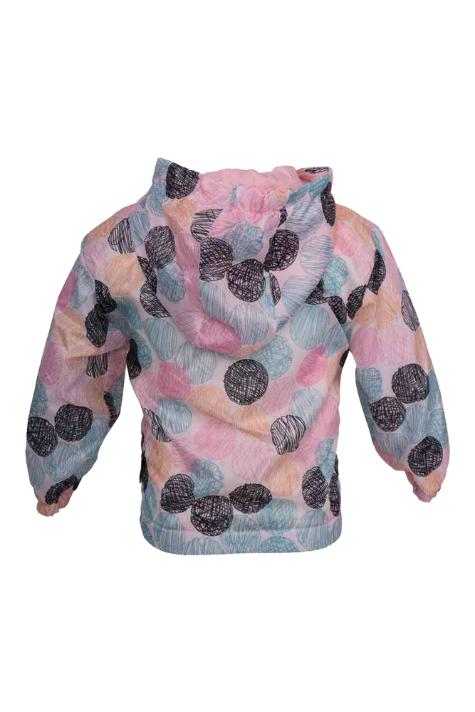 Hippıl Baby Circle Printed Raincoat | Pink