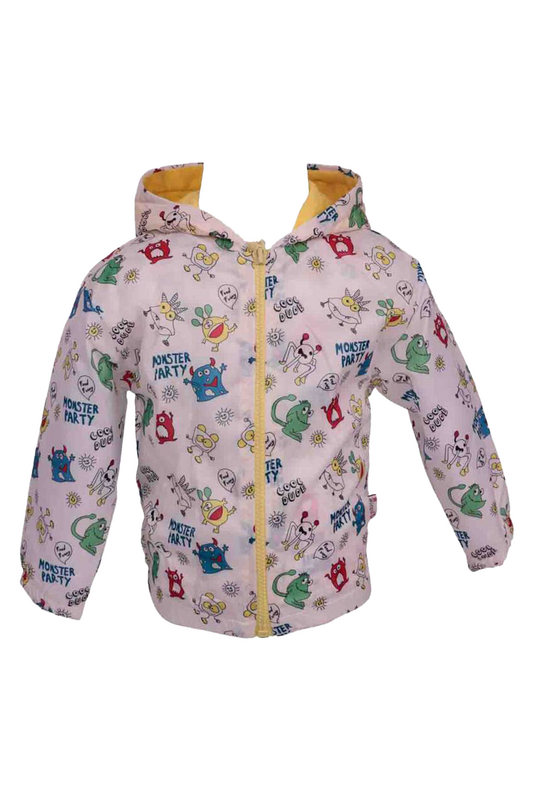 Hippıl Baby - Hippil Baby Square Printed Raincoat | Yellow