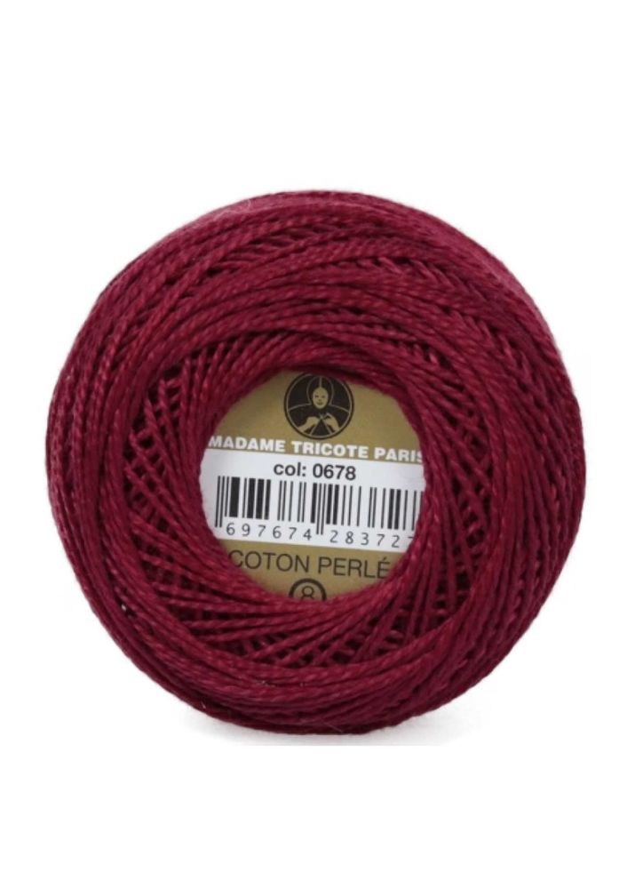 Mercerized Embroidery Thread Ören Bayan №8 | 678