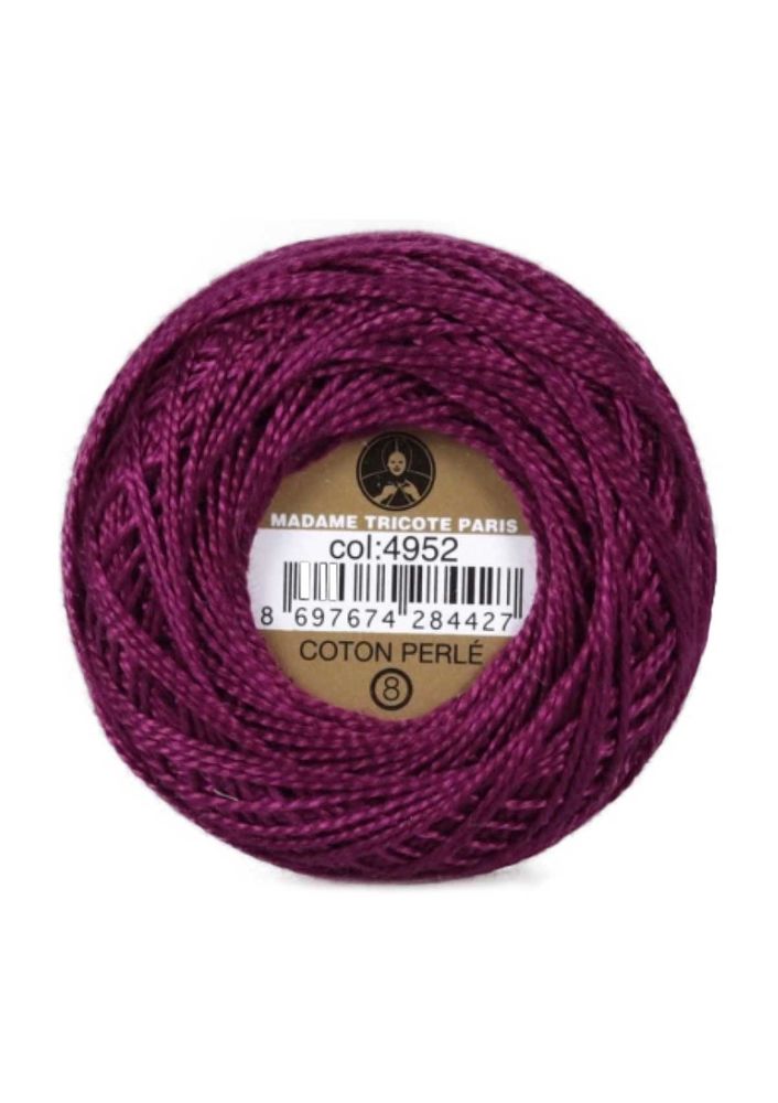 Mercerized Embroidery Thread Ören Bayan №8 | 4952